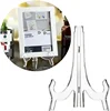 2/3/4 Inch Plastic Plate Display Stand Foldable Kitchen Dish Tableware Display Stand Picture Frame Holders for Home Table Decor 6