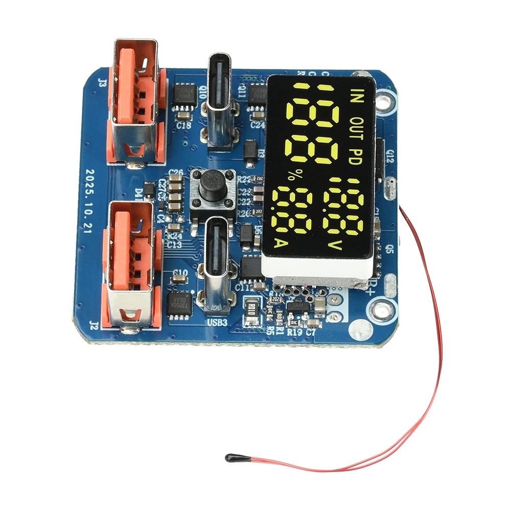 4S PD 100W Schnelllade-Modul 20V 5A Lithium-Batterie Lade-Entlade Buck-Boost-Modul Bidirektionale Ladeplatine – Detail 21