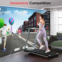 3.5HP Foldable Treadmill 350lbs Adjustable 6% Incline Walkingpad for Home/Office LCD APP Data Treadmills 10MPH Exercise Machine 2