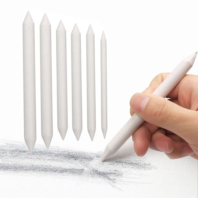 3pcs/set Blending Smudge Stump Stick Tortillon Sketch Art White Drawing  Charcoal Sketcking Tool Rice Paper