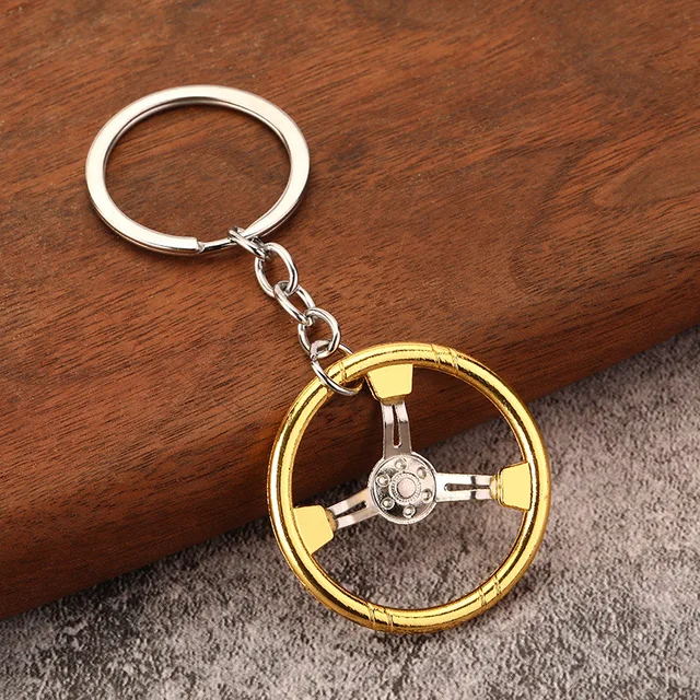 Car Speed Gearbox Gear Head Keychain Manual Transmission Lever Metal Key Ring Car Refitting