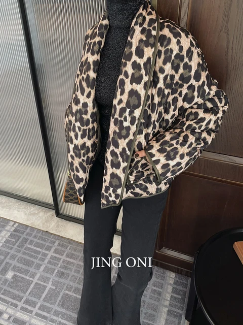 Leopard Print Winter Jacket: A Symphony of Style and Warmth