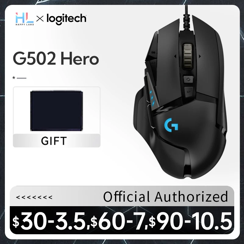 attribut Oxide en million Original Logitech G502 Wired Gaming Mouse Pc Gamer Rgb Usb Laptop Computer  - Mouse - Aliexpress