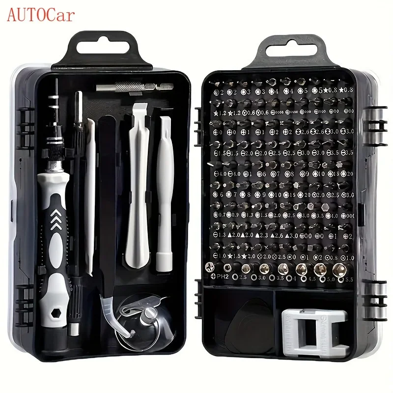 

115pcs Car Precision Screwdriver Repair Tools Electronic Screwdriver Set For Watch, Mobile Phone Disassembly & Repair Kit
