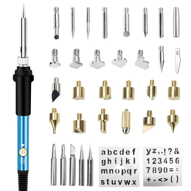 

New Adjustable Temperature Electric Soldering Iron 220V 110V 60W 80W Welding Solder Rework Station Heat Pencil Tips Repair Tools