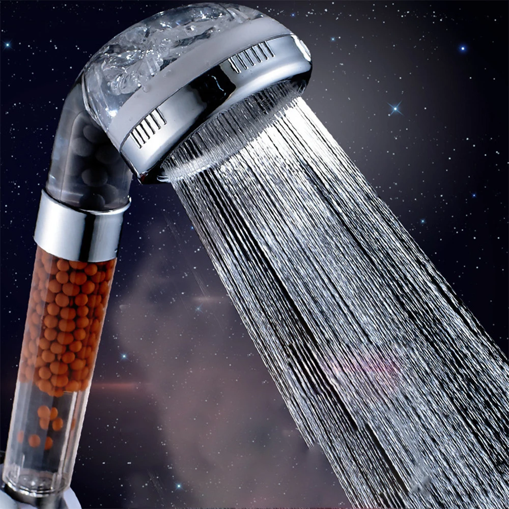 Adjustable Showerhead 3 Modes Bath Shower Head High Pressure Saving Water Bathroom Filter Home SPA Nozzle With Tube |