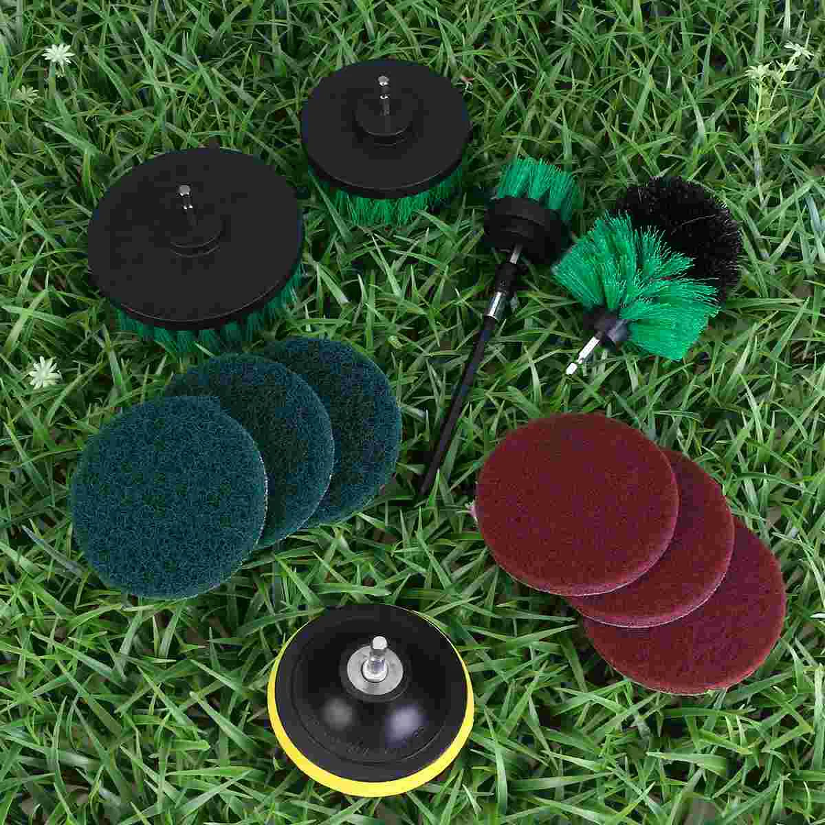 

12 Pcs Accessories Drill Brush Attachment for Cleaning Electric Multi-piece Set