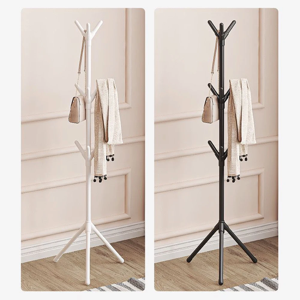 1PC Simple Tree Design Floor Clothing Rack Easy Assembly 3D Storage Home Organizer