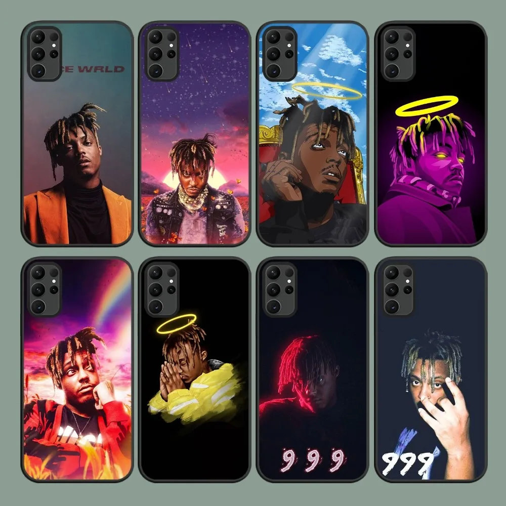 Rapper J-Juice Wrld P-Patterns Custodia Per Telefono Per Samsung Galaxy S22 S23 S30 Note 20 10 Plus Lite Fe Ultra Shell