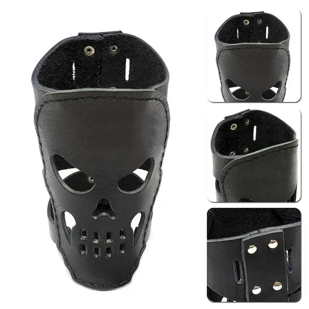 

Motorcycle skull drink holder PU leather Bike Bottle Holder Drink Cup Bracket Adapter Portable Outdoor Travel Sports Cup Holder