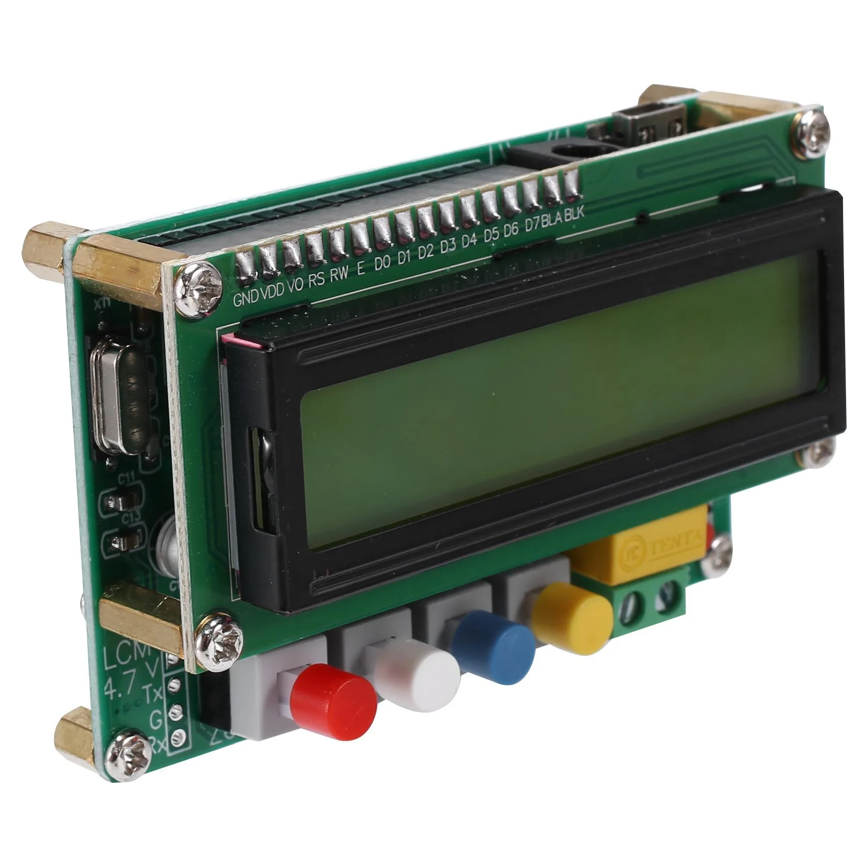 Inductance Capacitance L/C Meter Digital Capacitor Meter LCD Capacitance Meter Tester Mini USB Interface with USB Cable 6