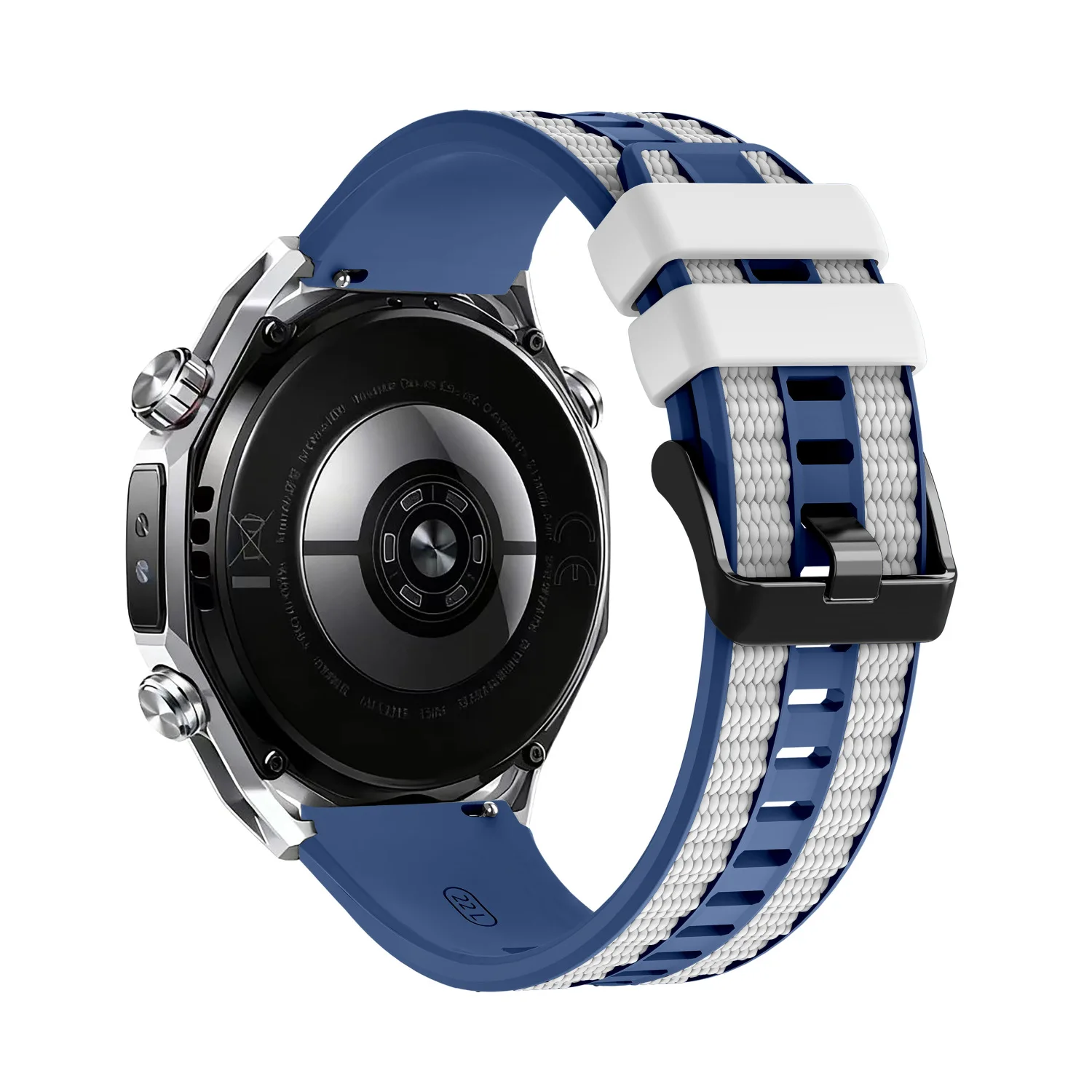 Offizielles 22-mm-Armband für HUAWEI WATCH GT 6 5 4 46mm/Ultimate 2/Watch GT 4 5 6 Pro Serie, Silikon-Composite-Armband, Correa-Armband – Detail 21