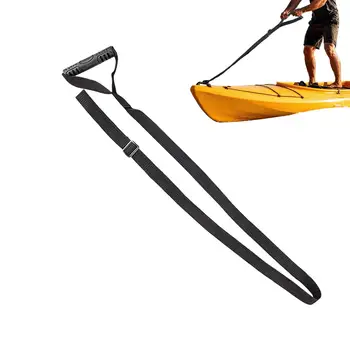 Maniglie per kayak resistenti, antiscivolo, con cinghia di trascinamento a lunghezza regolabile, maniglia per il trasporto di kayak, accessorio per il trasporto di attrezzature da nuoto e immersioni