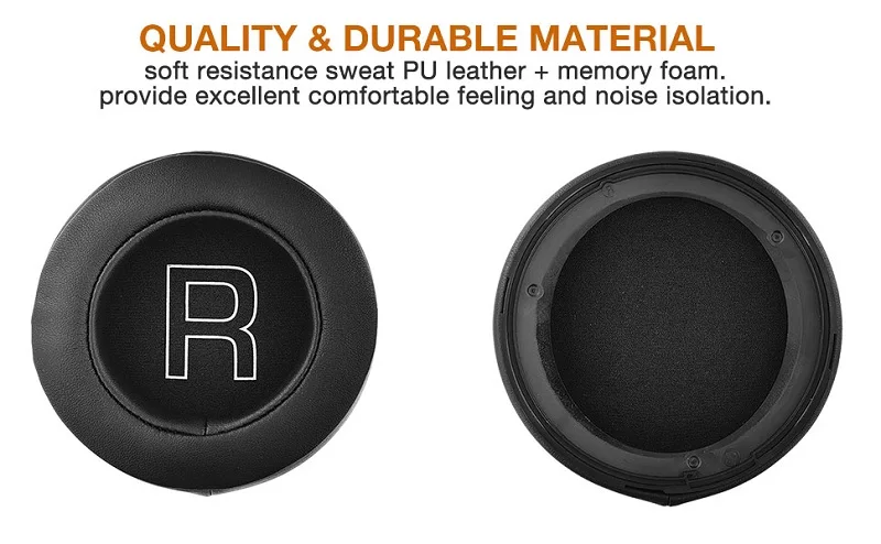 Earpad Compatible with Yamaha YH-E700A Headphones Ear Pads Cushion Cover Earmuff * 1 Pair