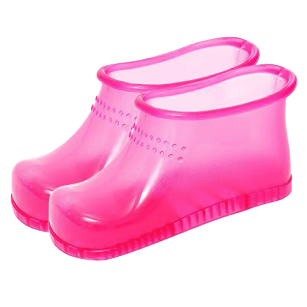 

Foot Bath Shoes Bucket Soaking Spa Boots Basin Soak Washing Boot Tub Pedicure Toe Feet Slippers PVC Foot Soaking Boots