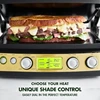 Elite 7-in-1 Multi-Function Contact Grill & Griddle, Healthy Ceramic Nonstick Aluminum, Grill & Waffle Plates, Adjustable Shade 6
