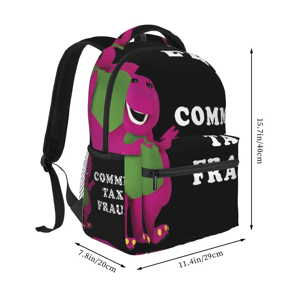 Commit Tax Fraud Casual Backpack Unisex Students Leisure Travel Computer Backpack