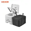 VEVOR Portable Toilet for Camping with 3.2 Gal Waste Tank&3.2 Gal Flush Tank Push-Button Odourless Travel Toilet for Camping Car 1