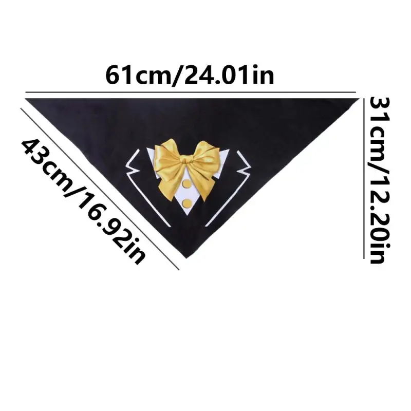 Elegant Little Tail Hundehalstuch Mit Ostereier-Motiv – Waschbar, Verstellbar, Für Mittlere & Große Hunde