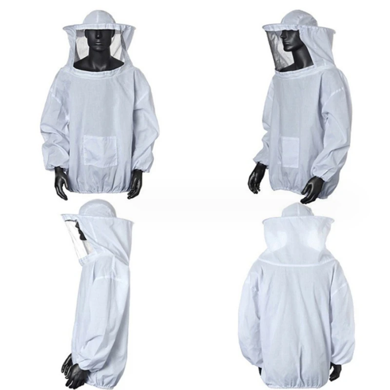 Siamese Beekeeping Suit Beekeeping Clothing with Hat Anti-bee Bite Equipment Farming Coverall