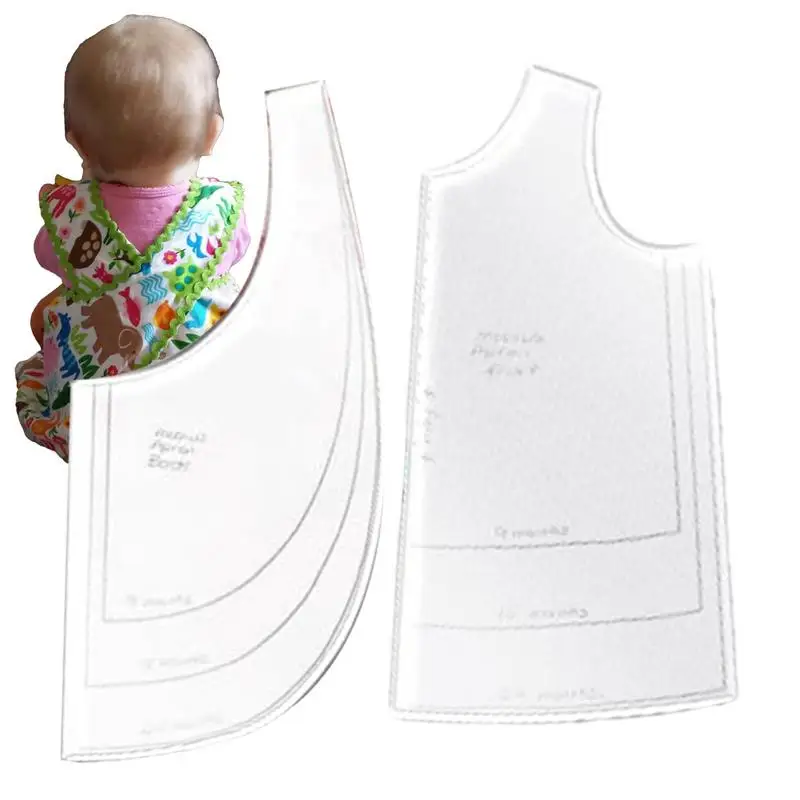 

Baby Clothes Sewing Templates Reversible Doll Clothes Making Supplies Reusable Vest Quilting Template Clothes Quilting Template