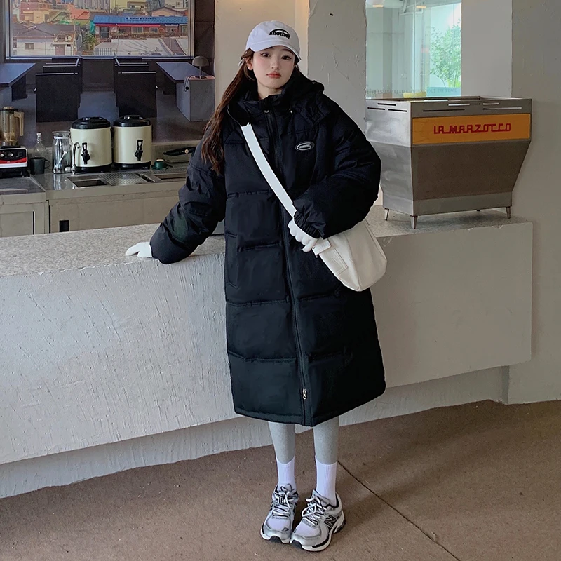 

Winter Clothes Women Clothing Korean Down Cotton Jacket Women Mid-length Cotton Coat Female Elegant Loose Korean Jackets Zm1412