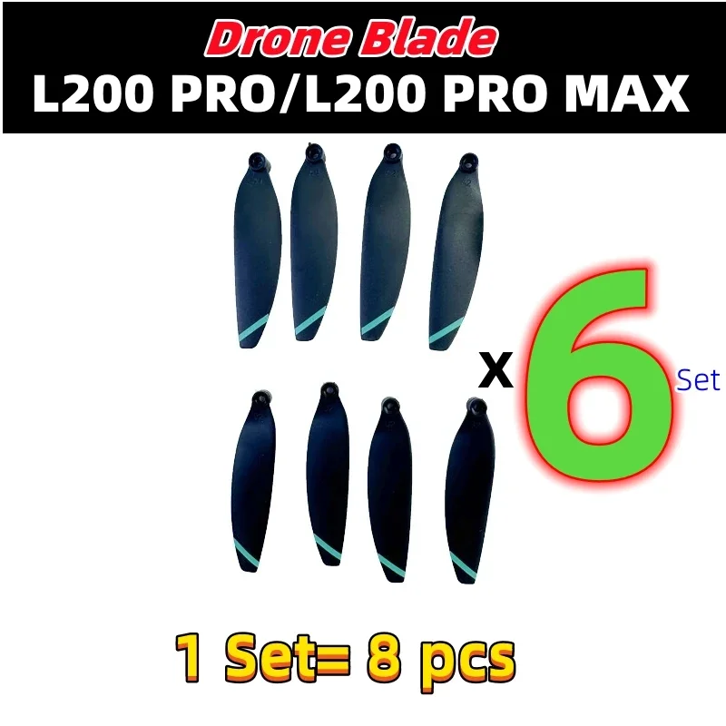 Drone Propeller Drone Propellers Drone Propeller Blades Propeller Replacement Parts JHD Original L200 Promax Propellers For L200/L200 Pro Drone Spare L200 MAX Paddles Accessories Parts