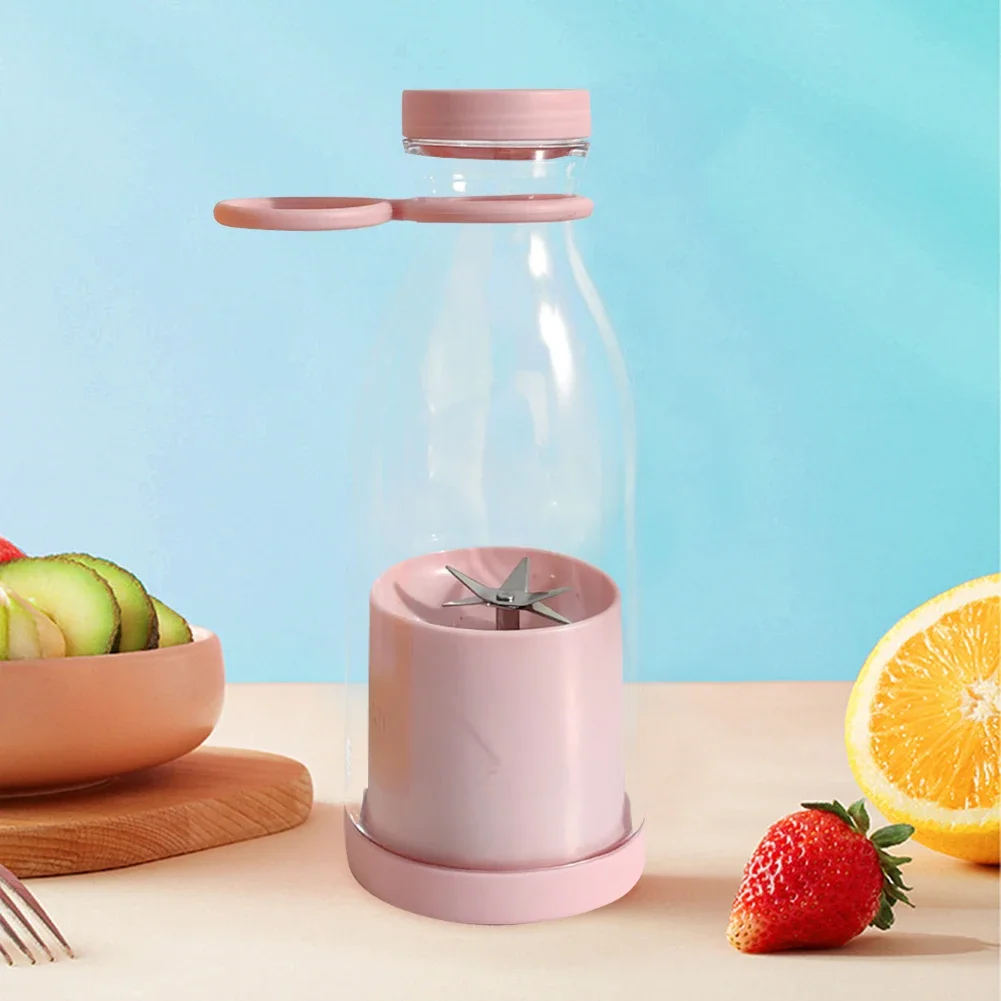 380ml/420ml Fruit Juicer Cup USB Rechargeable Portable Mini Electric Mixers Bottle Lightweight Leakproof Travel Outdoor Supplies 5