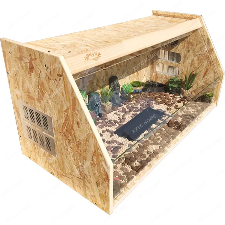 Turtle Box Crawler Box Crawler Guard Palace Mane Lion Lizard Color-Change Snake Supplies Scatola Di Alimentazione Alimentazione Alimentazione Riscalda