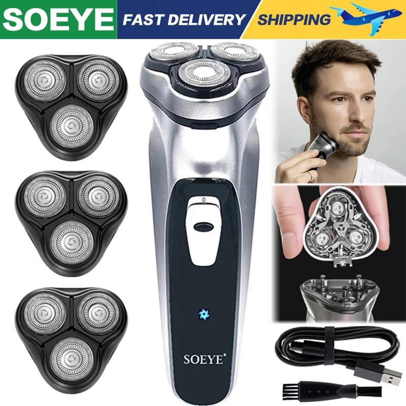 SOEYE-Men-s-Shaver-Electric-Razor-Mi-Youpin-Cordless-Shaving-Machine ...
