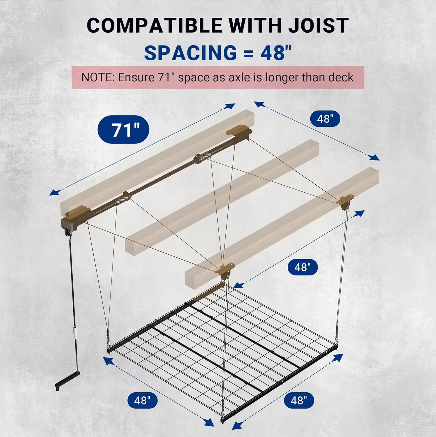 FLEXIMOUNTS Garage Lifting Metal Rack 2