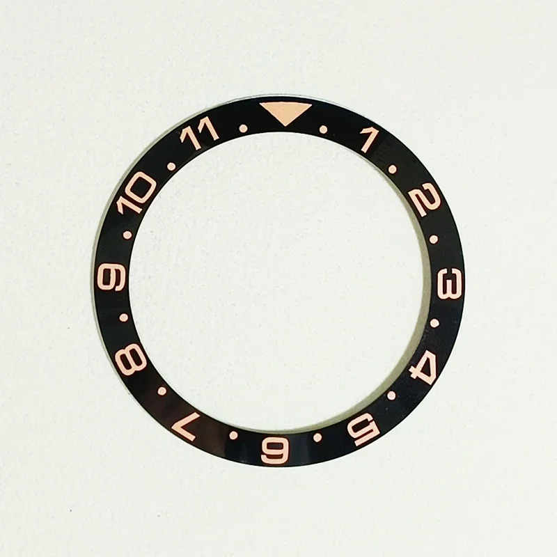 38mm Ceramic Bezel Insert GMT Digit Insert Ring Inner Diameter 30.5mm Fits SUB 40mm Mens Watch Case Modification Accessories