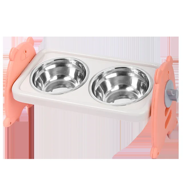 Non-Slip Double Cat Bowl Dog Bowl with Stand Pet Feeding Cat Water Bowl for Cats Food Pet Bowls for Dogs Feeder Product Supplies 5