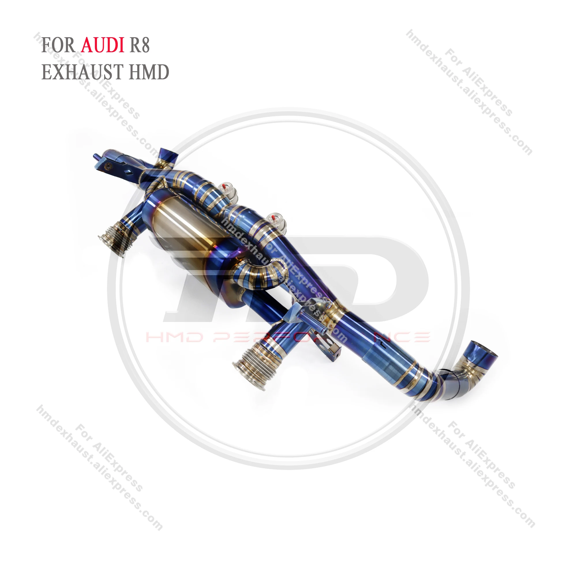 

HMD Stainless Steel Exhaust System for Audi R8 5.2L v10 4.2L v8 Auto Catback Modification Electronic Valve