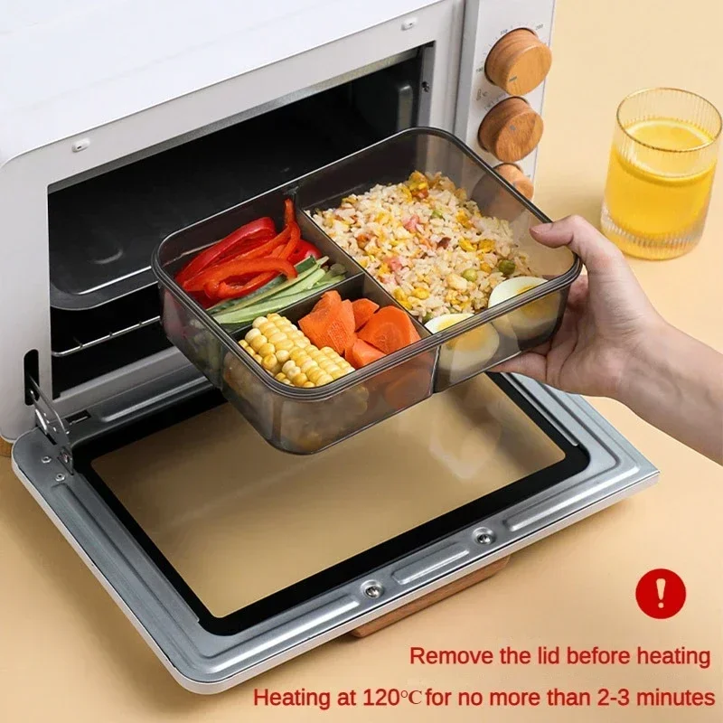 1500ML Portable Kids Bento Lunch Box with Fork
