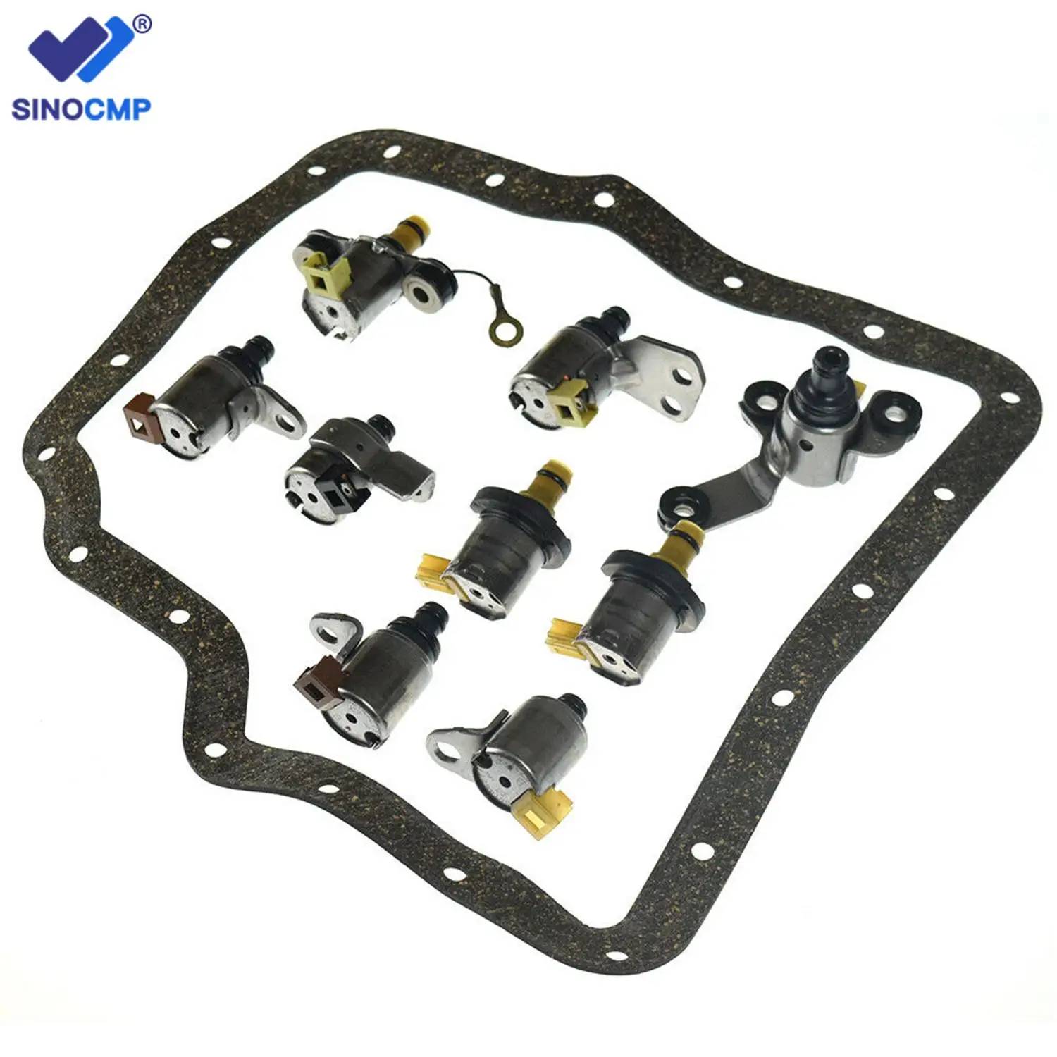 9pcs Transmission Solenoid Set with Gasket JF506E JA5AEL 5F1J 5F31J for Ford Mazda 20022005 2