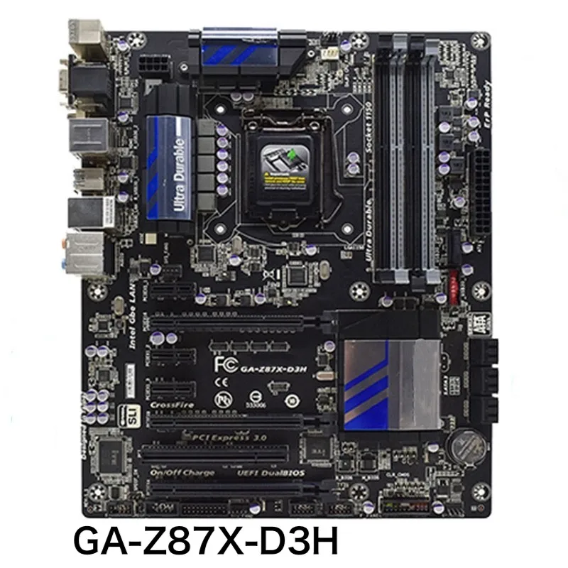 

Материнская плата Z87X LGA 1150 DDR3 ATX для Gigabyte, десктопная материнская плата, протестированная на 100%, полностью работает, бесплатная доставка