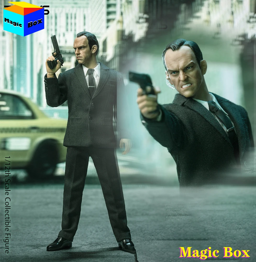 

PCTOYS PC026 1/12 Scale Male Soldier Figurine Matrix Agent Smith Virus Hugo Weaving Model 6'' Full Set Action Figures Dolls Toys