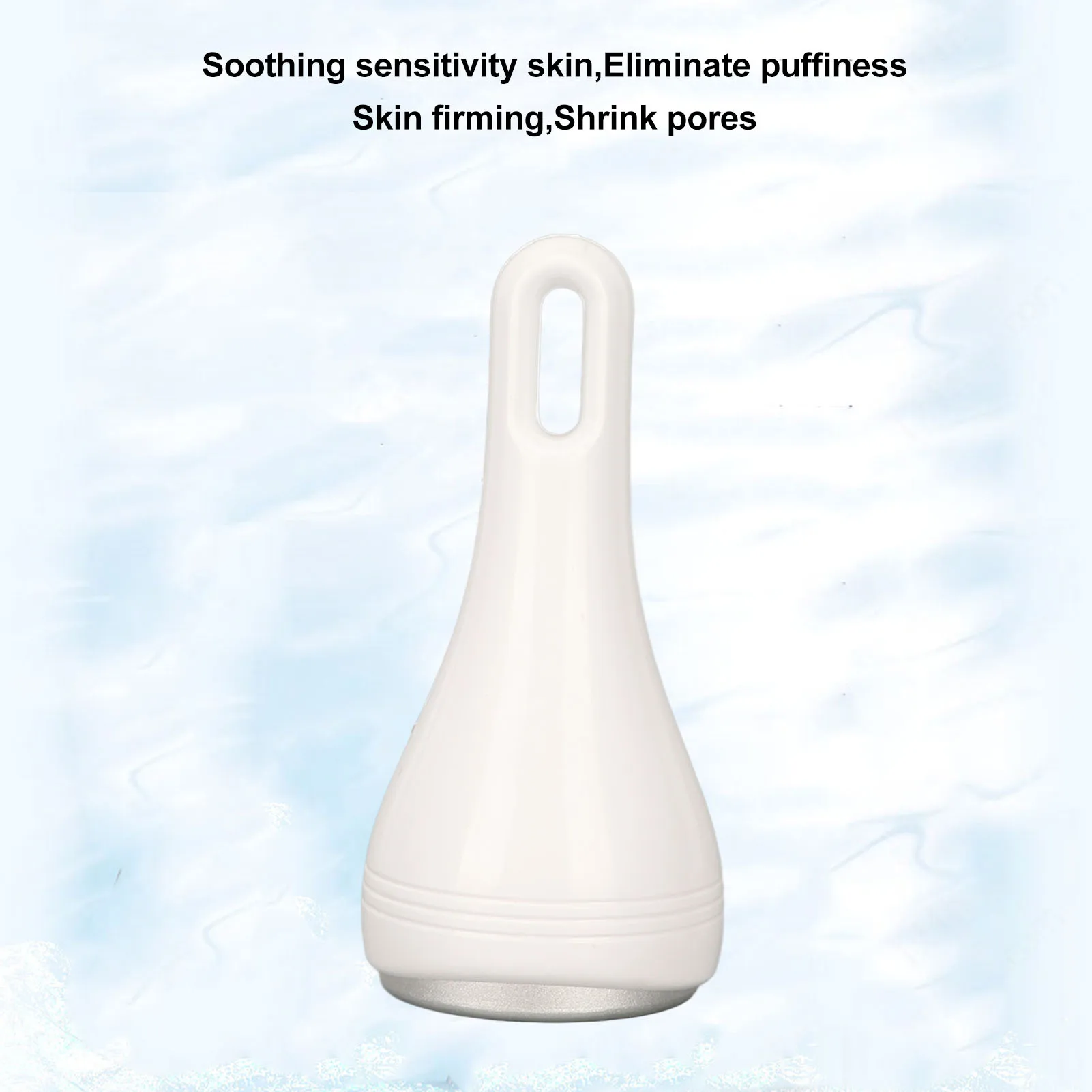 1pcs Ice Compress Roller Reusable Improve Elasticity Reduce Pain Cold Facial Massager White Puffiness Relief Skin Firming Home