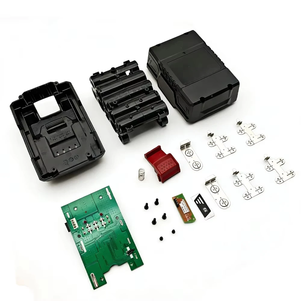 ParkSide 10X18650 리튬 이온 배터리 케이스 BMS 밸런스 충전 보호 회로 기판 PCB X20V 쉘 박스 하우징용