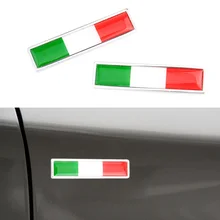 

2x Italy Italian Flag Logo Emblem Badge Car Sticker Decal Car Auto Motorcycle Body Decorative Sticker Decor Universal Removable