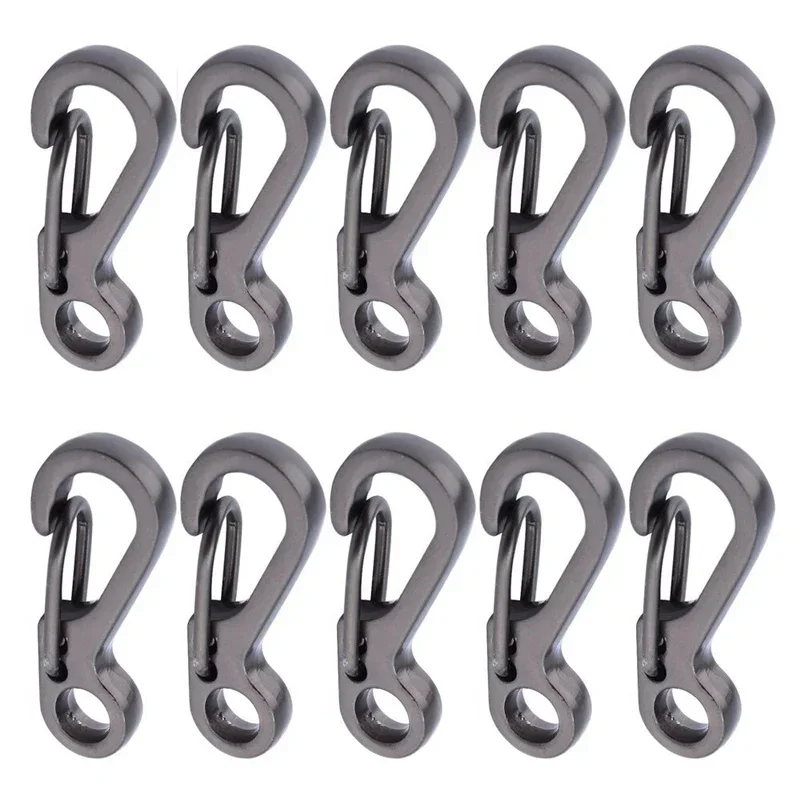 10-Pack Mini Carabiner Paracord Tactical Gear Hooks