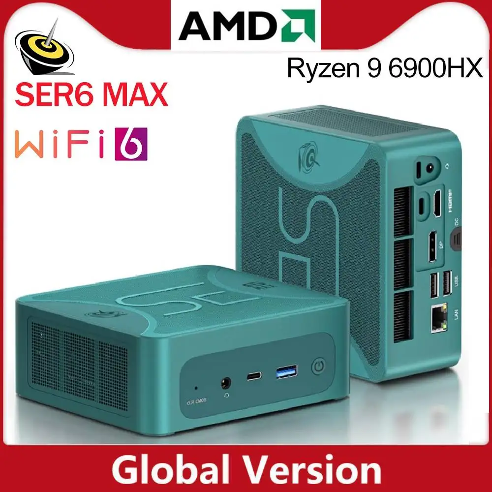 Beelink Mini Pc Amd Ryzen 9 6900Hx 7 7735Hs 5800H 5700U 5 5560U Ser6 Max Ser5 Pro Gaming Computer Desktop Domestico Wifi6 Ddr5 Ssd