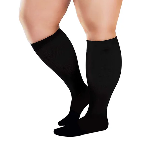 압축 양말의 새 시대: 4XL 확대 압축 양말 남성용 블랙 컬러 정맥류 당뇨병 야외 스포츠 러닝 양말 여성용 추천