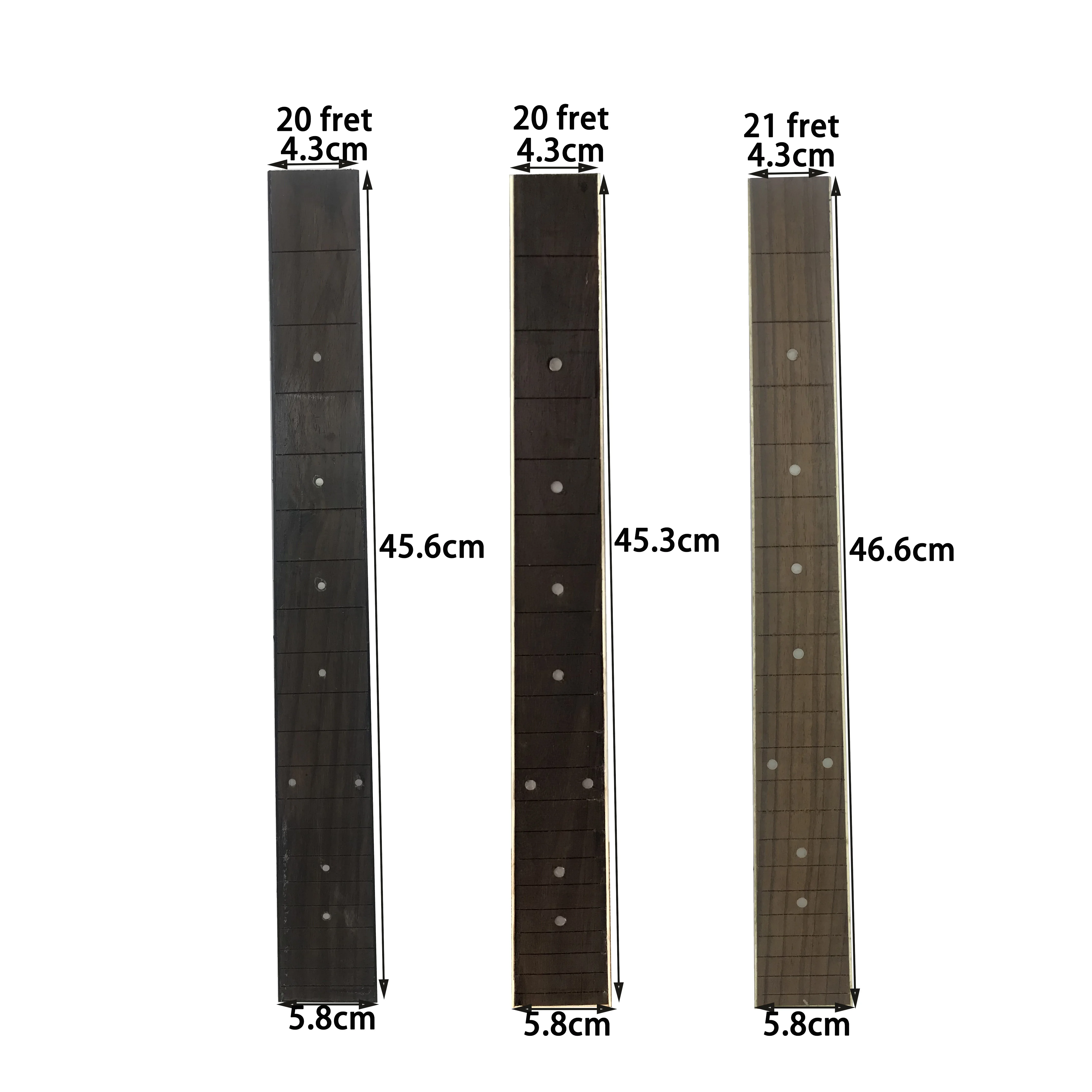 Guitar Part Accessories Guitar Wood Electric Guitar Fingerboard Folk Guitar 21 Fret Rosewood