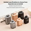 Exquisite Luggage Keychain Foldable Nail Cutter Stainless Steel Nail Clippers Rotary Toenail Fingernail Manicure Trimmer 1