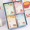 4 pcs/lot Happy Capybara Memo Pad N Times Sticky Notes To Do List Planner Sticker Cute Stationery Deco Art Supplies Gift 4