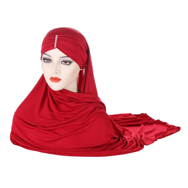 Bandana élastiqué prêt à enfiler - Classique rouge