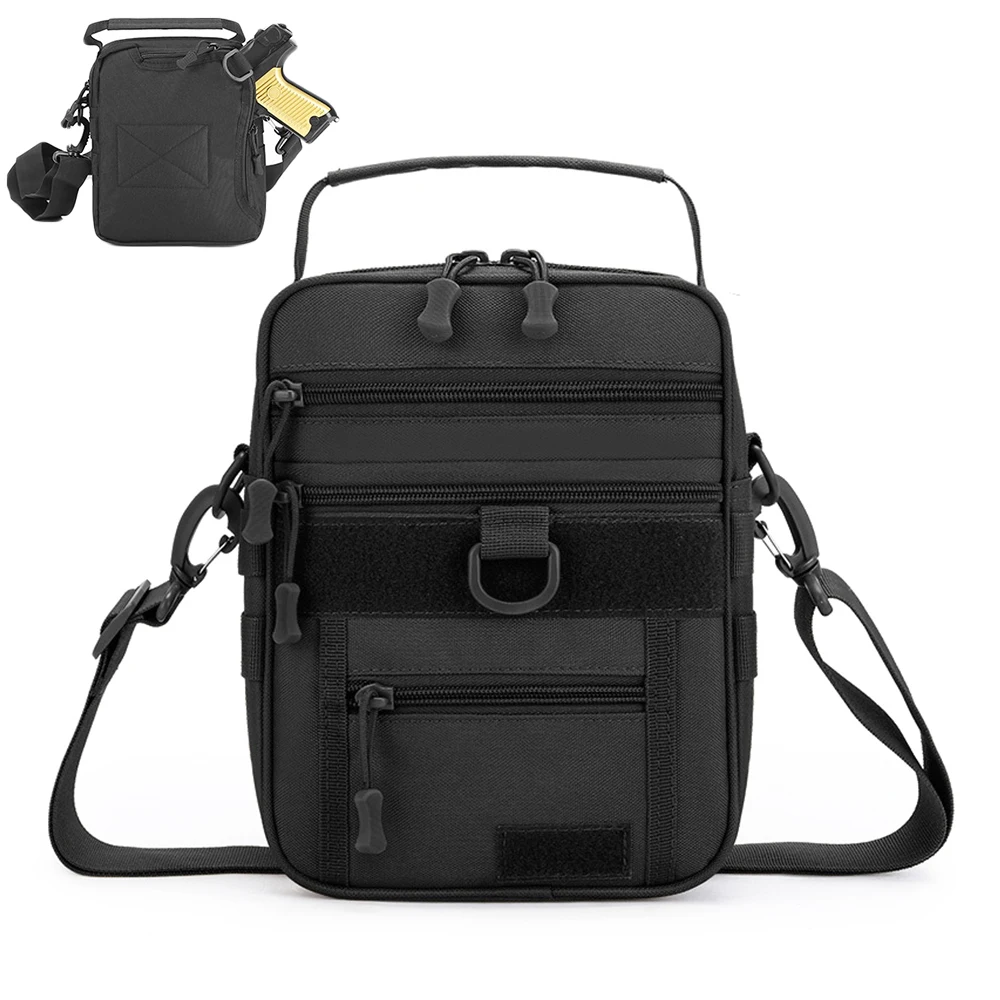

Tactical Gun Bag Military Shoulder Strap Bag Hunting Gun Holster Pouch Pistol Holder Case for Handgun Airsoft Adjustable Pack