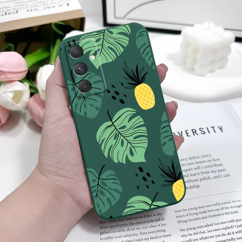 Tropical Pineapple Leaves Phone Case